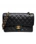 CHANEL（シャネル）の古着「マトラッセ23/Wフラップチェーンショルダーバッグ/キャビアスキン/ゴールド金具/1919****/2014年頃」｜ブラック×ゴールド金具