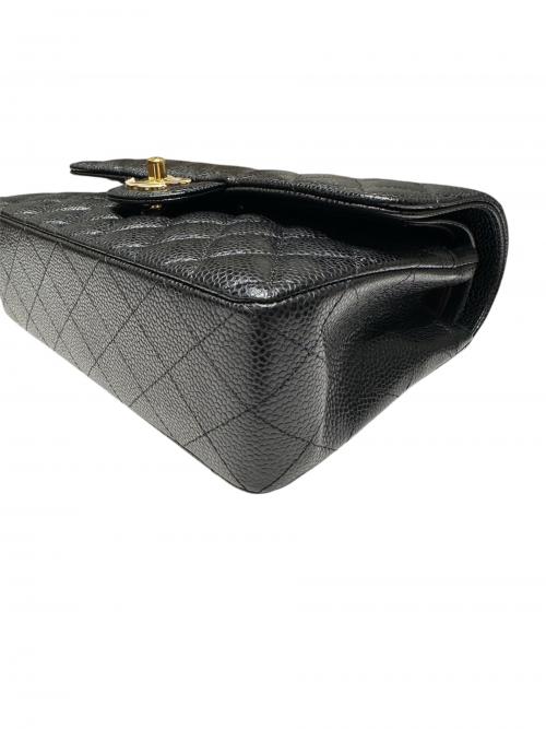 CHANEL（シャネル）CHANEL (シャネル) マトラッセ23/Wフラップチェーンショルダーバッグ ブラック サイズ:23の古着・服飾アイテム