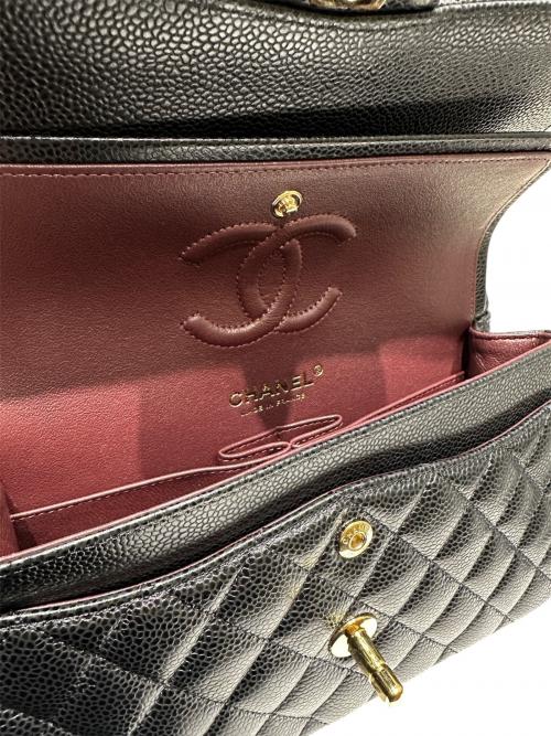 CHANEL（シャネル）CHANEL (シャネル) マトラッセ23/Wフラップチェーンショルダーバッグ ブラック サイズ:23の古着・服飾アイテム
