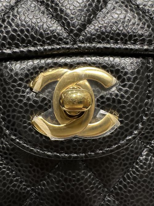CHANEL（シャネル）CHANEL (シャネル) マトラッセ23/Wフラップチェーンショルダーバッグ ブラック サイズ:23の古着・服飾アイテム