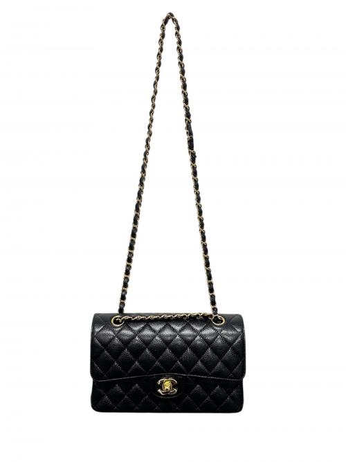 CHANEL（シャネル）CHANEL (シャネル) マトラッセ23/Wフラップチェーンショルダーバッグ ブラック サイズ:23の古着・服飾アイテム