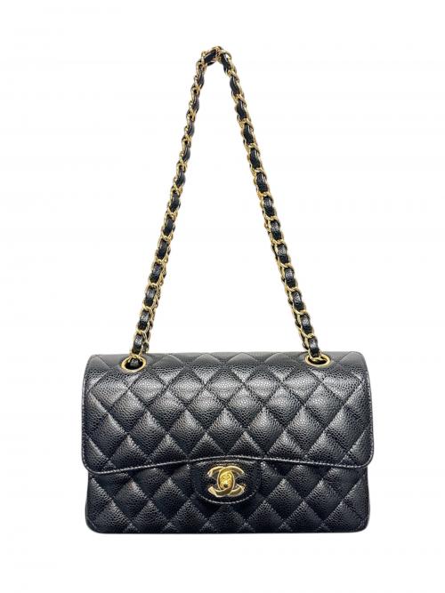 CHANEL（シャネル）CHANEL (シャネル) マトラッセ23/Wフラップチェーンショルダーバッグ ブラック サイズ:23の古着・服飾アイテム