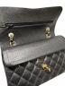 中古・古着 CHANEL (シャネル) マトラッセ23/Wフラップチェーンショルダーバッグ ブラック サイズ:23：1300000円