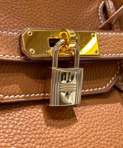 HERMES（エルメス）HERMES (エルメス) Birkin 35 バーキン 35/トゴ/ゴールド/□J刻印：2006年製造/ゴールド金具 ゴールド サイズ:35の古着・服飾アイテム