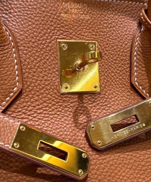 HERMES（エルメス）HERMES (エルメス) Birkin 35 バーキン 35/トゴ/ゴールド/□J刻印：2006年製造/ゴールド金具 ゴールド サイズ:35の古着・服飾アイテム