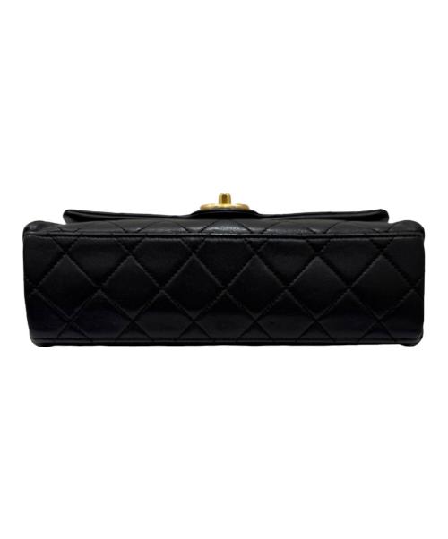 CHANEL（シャネル）CHANEL (シャネル) マトラッセ25 / クラシックフラップロゴチェーンショルダーバッグ ブラック サイズ:25の古着・服飾アイテム