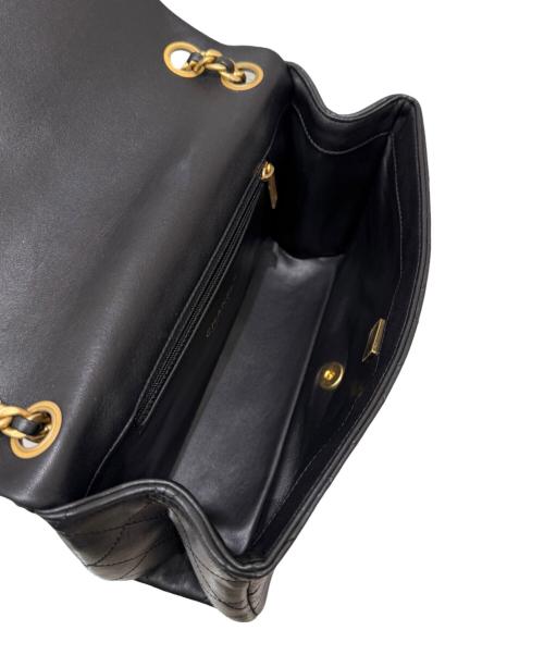 CHANEL（シャネル）CHANEL (シャネル) マトラッセ25 / クラシックフラップロゴチェーンショルダーバッグ ブラック サイズ:25の古着・服飾アイテム