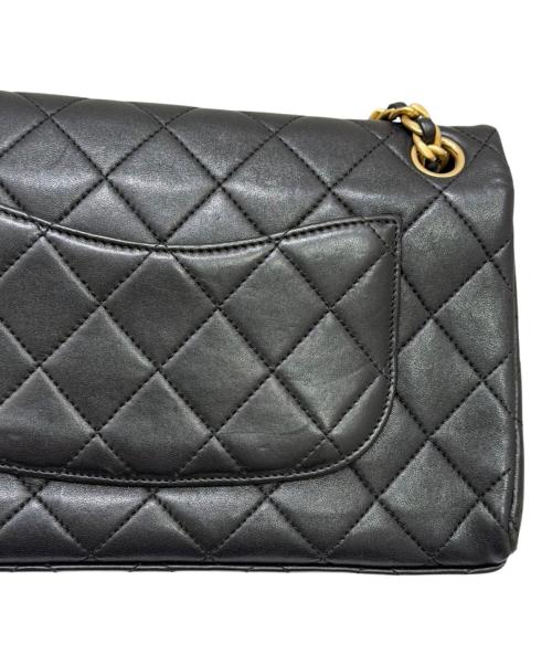 CHANEL（シャネル）CHANEL (シャネル) マトラッセ25 / クラシックフラップロゴチェーンショルダーバッグ ブラック サイズ:25の古着・服飾アイテム