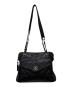 CHANEL (シャネル) フラップポケットチェーンショルダートートバッグ ブラック：280000円