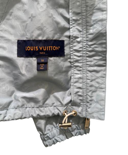 LOUIS VUITTON（ルイ ヴィトン）LOUIS VUITTON (ルイ ヴィトン) モノグラムフーデットジャケット スカイブルー サイズ:32の古着・服飾アイテム