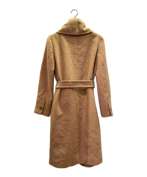 MaxMara（マックスマーラ）MaxMara (マックスマーラ) ベルト付き ロングコート/10861553 00 ブラウン サイズ:36の古着・服飾アイテム