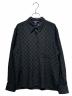 LOUIS VUITTON（ルイ ヴィトン）の古着「Monogram silk shirt/モノグラムシルクシャツ/RW221B XGR FMTO62」｜ブラック