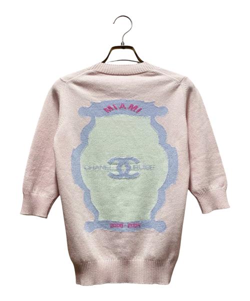 CHANEL（シャネル）CHANEL (シャネル) MIAMIニット ピンク サイズ:36の古着・服飾アイテム