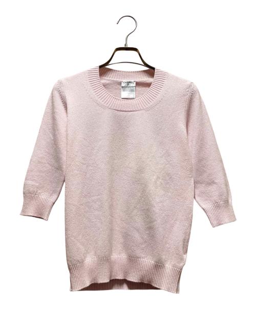 CHANEL（シャネル）CHANEL (シャネル) MIAMIニット ピンク サイズ:36の古着・服飾アイテム
