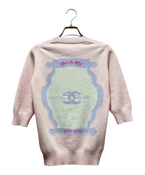 CHANEL（シャネル）CHANEL (シャネル) MIAMIニット ピンク サイズ:36の古着・服飾アイテム