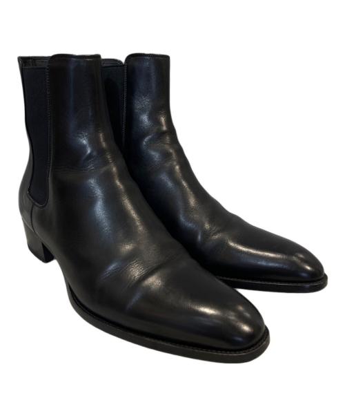Saint Laurent Paris（サンローランパリ）Saint Laurent Paris (サンローランパリ) チェルシーブーツ ブラック サイズ:41の古着・服飾アイテム