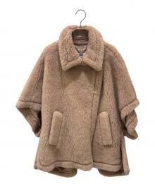 MaxMara（マックスマーラ）の古着「テディベアポンチョ」｜ベージュ