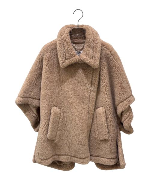 MaxMara（マックスマーラ）MaxMara (マックスマーラ) テディベアポンチョ ベージュ サイズ:165/88Aの古着・服飾アイテム