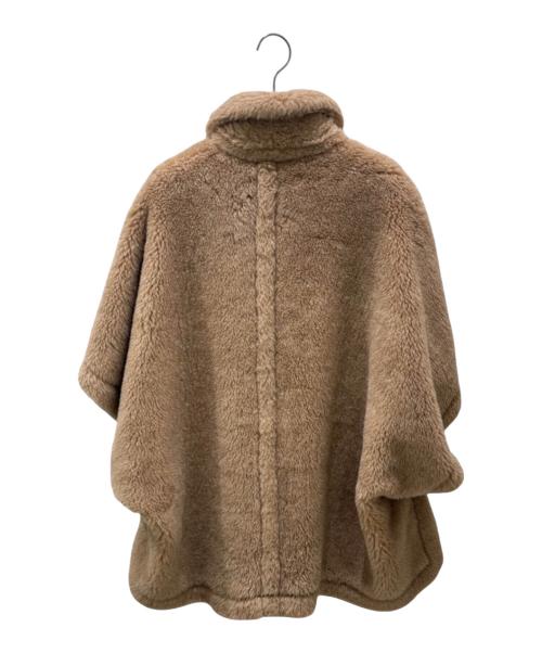 MaxMara（マックスマーラ）MaxMara (マックスマーラ) テディベアポンチョ ベージュ サイズ:165/88Aの古着・服飾アイテム
