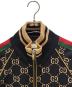 中古・古着 GUCCI (グッチ) GG Jacquard Track Jacket/GGジャガードトラックジャケット/695955 XJEEI ブラック サイズ:XL：110000円