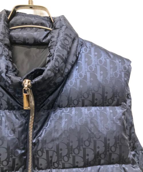 Dior（ディオール）Dior (ディオール) オブリークダウンベスト ネイビー サイズ:44の古着・服飾アイテム