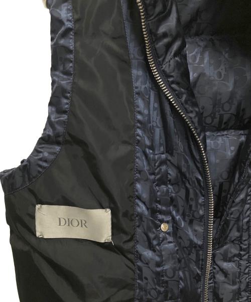Dior（ディオール）Dior (ディオール) オブリークダウンベスト ネイビー サイズ:44の古着・服飾アイテム