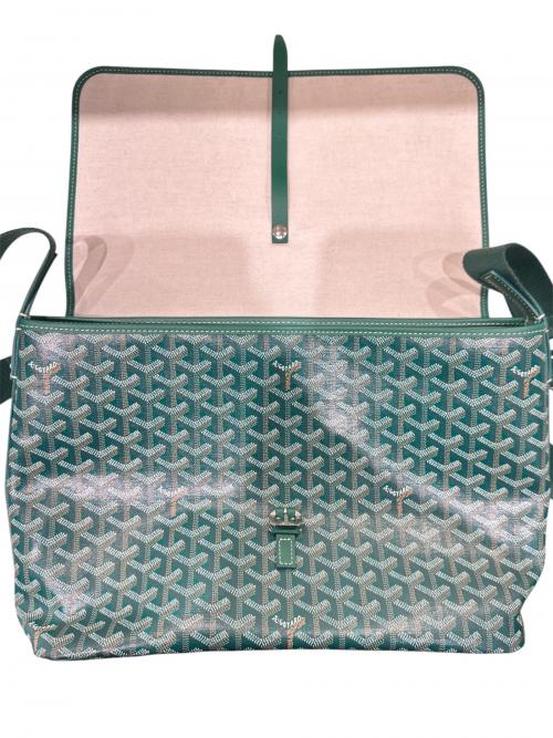 GOYARD（ゴヤール）GOYARD (ゴヤール) カペシアンMM/メッセンジャーバッグ グリーン サイズ:MMの古着・服飾アイテム