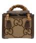 GUCCI (グッチ) ジャンボGG ダイアナ バンブーハンドルハンドバッグ ベージュ サイズ:-：220000円