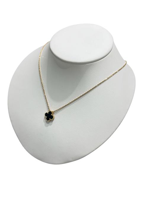 VAN CLEEF & ARPELS（ヴァンクリーフ＆アーペル）VAN CLEEF & ARPELS (ヴァンクリーフ＆アーペル) ヴィンテージ アルハンブラネックレス ブラックオニキス サイズ:-の古着・服飾アイテム
