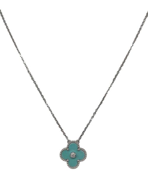 VAN CLEEF & ARPELS（ヴァンクリーフ＆アーペル）VAN CLEEF & ARPELS (ヴァンクリーフ＆アーペル) ヴィンテージアルハンブラ セーブル1Pダイヤ/Vintage Alhambra Celadon Green 1P Diamond/VCARP9RU00 サイズ:ヴィンテージの古着・服飾アイテム