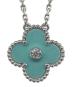 VAN CLEEF & ARPELS（ヴァンクリーフ＆アーペル）の古着「ヴィンテージアルハンブラ セーブル1Pダイヤ/Vintage Alhambra Celadon Green 1P Diamond/VCARP9RU00」