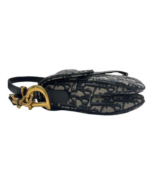 Christian Dior（クリスチャン ディオール）Christian Dior (クリスチャン ディオール) オブリークジャガードサドルバッグ ベージュ サイズ:-の古着・服飾アイテム
