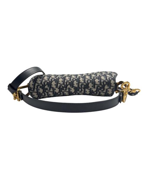 Christian Dior（クリスチャン ディオール）Christian Dior (クリスチャン ディオール) オブリークジャガードサドルバッグ ベージュ サイズ:-の古着・服飾アイテム