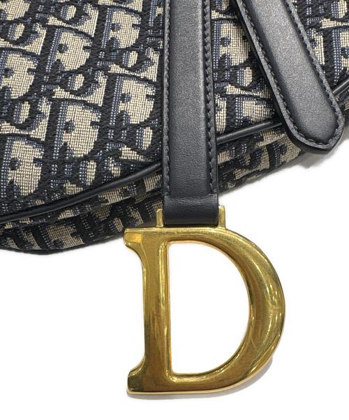 Christian Dior（クリスチャン ディオール）Christian Dior (クリスチャン ディオール) オブリークジャガードサドルバッグ ベージュ サイズ:-の古着・服飾アイテム