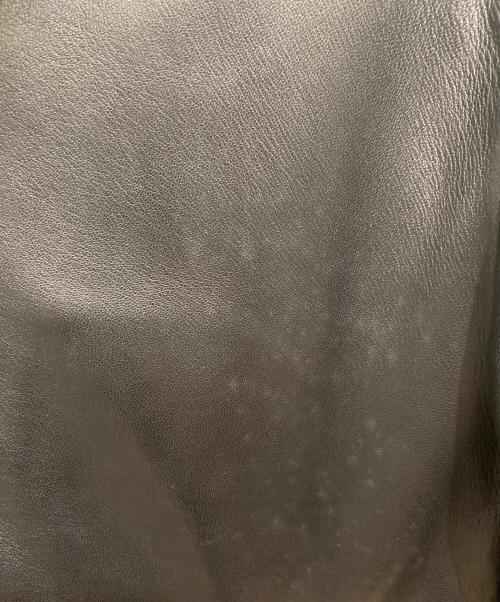 DIOR HOMME（ディオール オム）DIOR HOMME (ディオール オム) レザーフライトジャケット ブラック サイズ:48の古着・服飾アイテム