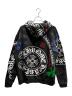 CHROME HEARTS (クロムハーツ) STENCIL HOODIE/ステンシル プリントパーカー ブラック サイズ:ｌ：180000円