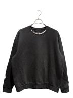 CHROME HEARTSクロムハーツ）の古着「SWTSHRT PLVR/ネックアームロゴプリントスウェット」｜ブラック