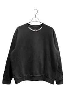 CHROME HEARTS（クロムハーツ）の古着「SWTSHRT PLVR/ネックアームロゴプリントスウェット」｜ブラック