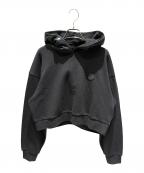 MONCLERモンクレール）の古着「MAGLIA クロップトパーカー」｜ブラック