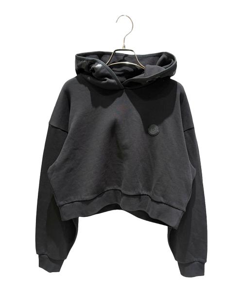 MONCLER（モンクレール）MONCLER (モンクレール) MAGLIA クロップトパーカー ブラック サイズ:Ｓの古着・服飾アイテム