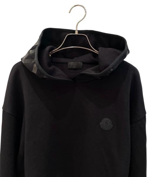 MONCLER（モンクレール）MONCLER (モンクレール) MAGLIA クロップトパーカー ブラック サイズ:Ｓの古着・服飾アイテム