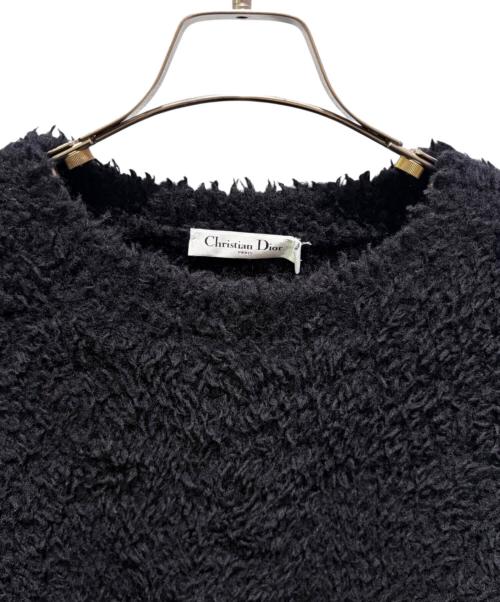 Christian Dior（クリスチャン ディオール）Christian Dior (クリスチャン ディオール) JADIOR8 テクニカルウールニットセーター ブラック サイズ:36の古着・服飾アイテム