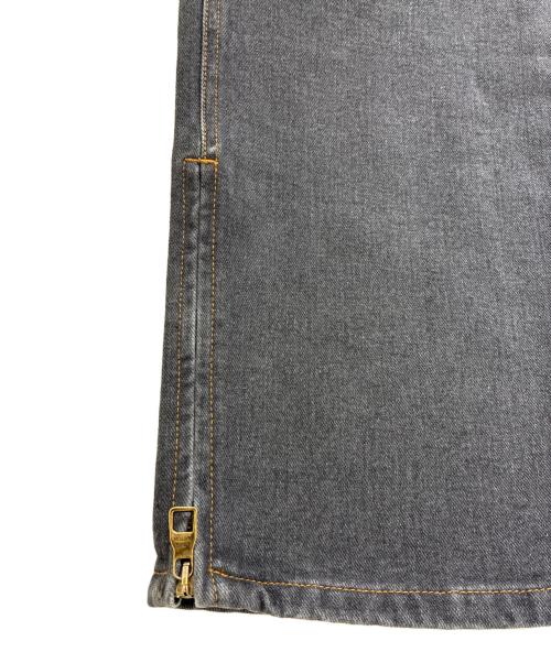 LOUIS VUITTON（ルイ ヴィトン）LOUIS VUITTON (ルイ ヴィトン) モノグラム フラワー デニムパンツ ライトグレー サイズ:32の古着・服飾アイテム