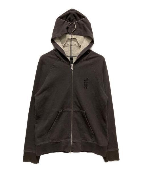 CHROME HEARTS（クロムハーツ）CHROME HEARTS (クロムハーツ) Y NOT バーティカルロゴ ダガージップパーカー グレー サイズ:Mの古着・服飾アイテム
