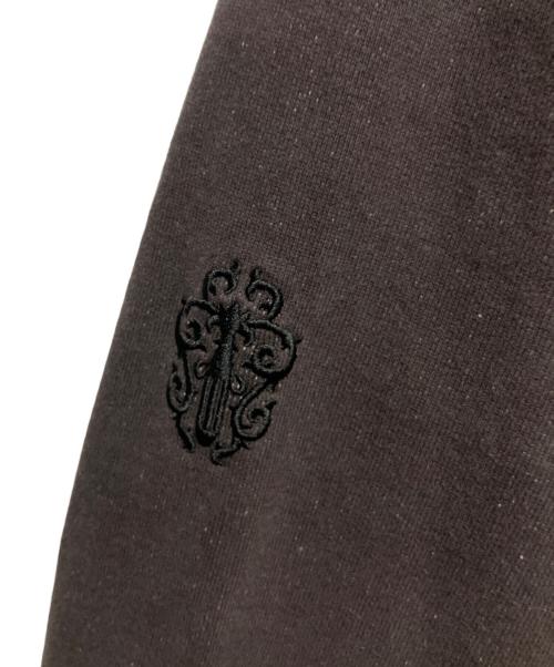 CHROME HEARTS（クロムハーツ）CHROME HEARTS (クロムハーツ) Y NOT バーティカルロゴ ダガージップパーカー グレー サイズ:Mの古着・服飾アイテム