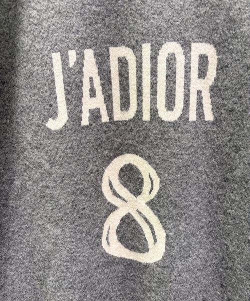 Christian Dior（クリスチャン ディオール）Christian Dior (クリスチャン ディオール) J'ADIORニットパーカー グレー サイズ:38の古着・服飾アイテム