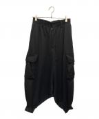 Y-3ワイスリー）の古着「TRACK SAROUEL PANTS/トラックサルエルパンツ」｜ブラック