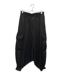 Y-3（ワイスリー）の古着「TRACK SAROUEL PANTS/トラックサルエルパンツ」｜ブラック