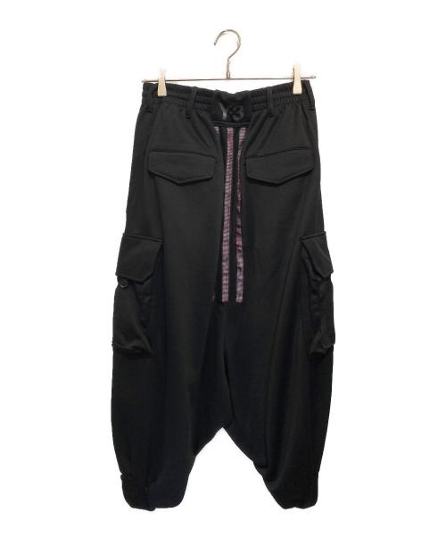 Y-3（ワイスリー）Y-3 (ワイスリー) TRACK SAROUEL PANTS/トラックサルエルパンツ ブラック サイズ:XSの古着・服飾アイテム