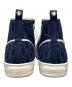 Dior (ディオール) オブリークハイカットスニーカー ネイビー サイズ:39：60000円